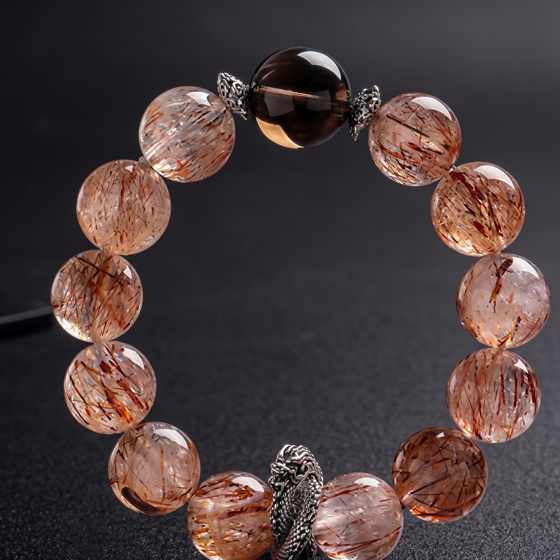 Smoky Quartz Grounding Bracelet